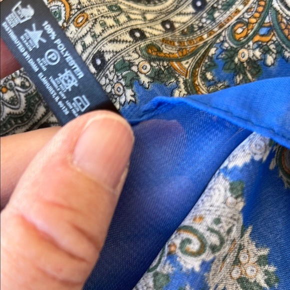 Blue and Silver Paisley Kimono OS Jack & Missy - Picture 8 of 8